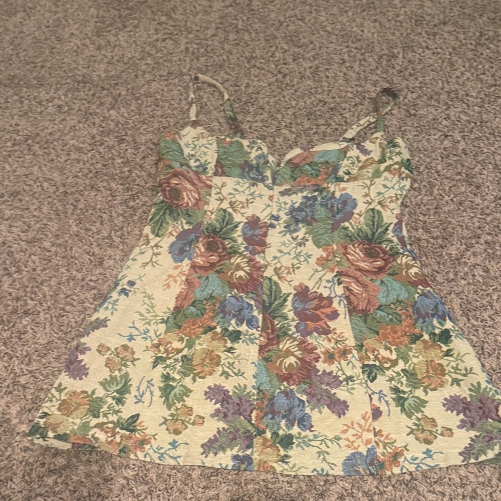 Floral Print Midi Dress